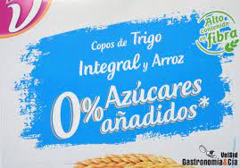 etiqueta de 0% azúcar