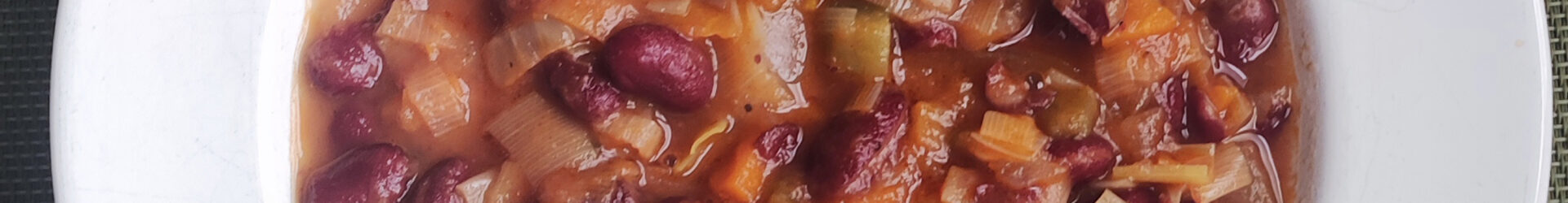 Judías rojas con verduras