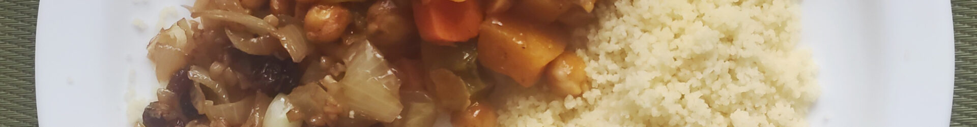 Cuscús de garbanzos con verduras