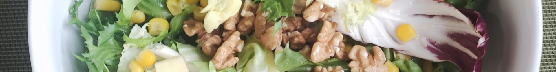 Ensalada de manzana y nueces