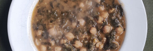 Garbanzos con espinacas