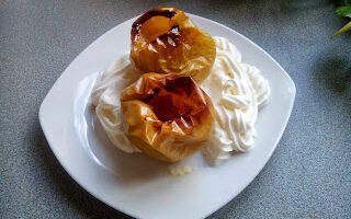 Manzanas asadas de mi madre