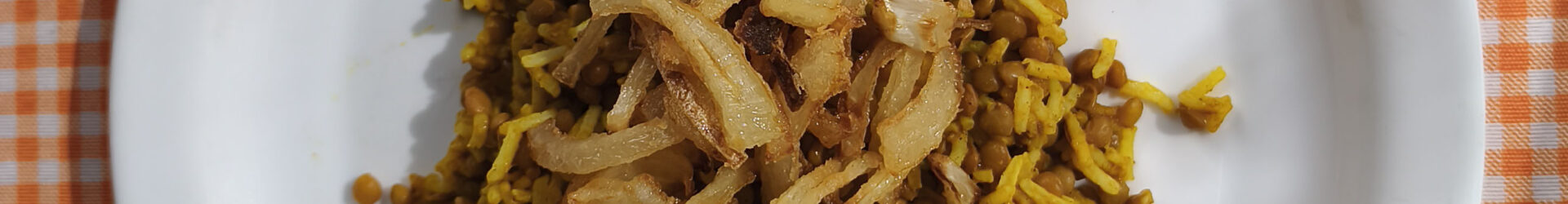 Arroz con lentejas especiadas