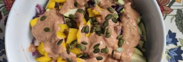 Ensalada de Calabacín y mango