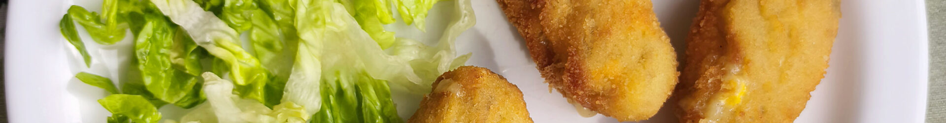 Croquetas de champiñones y huevo sin leche