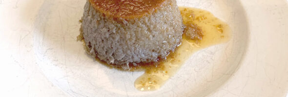 Flan de castañas