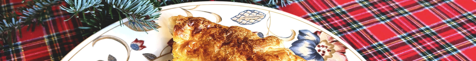 Hojaldre vegano de Navidad