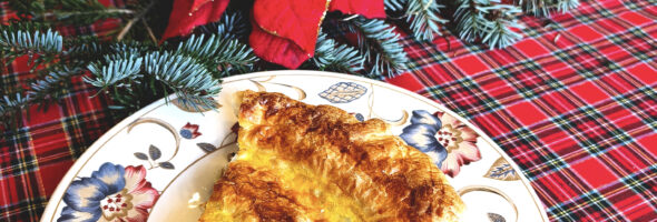 Hojaldre vegano de Navidad