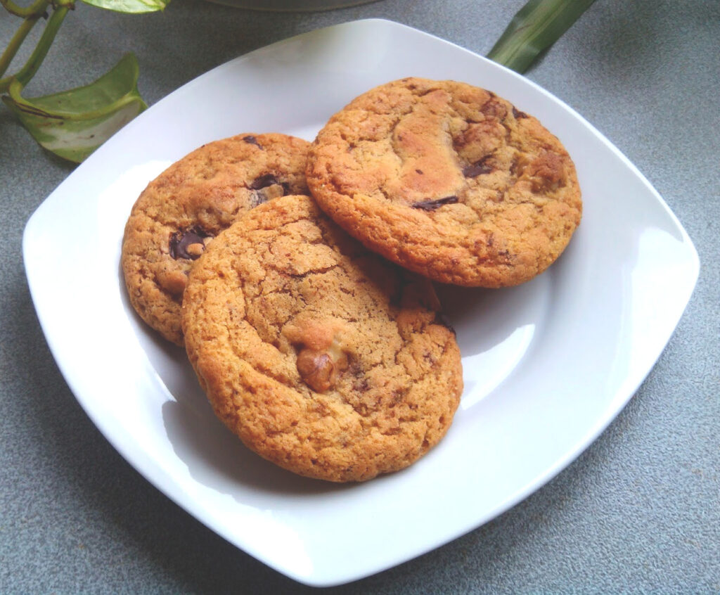 cookies con chocolate y nueces